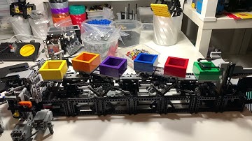 Lego GBC - Container Transporter controlled by Pybricks - wip