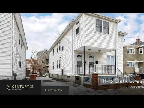 11-13 Clark Street, Everett, MA home video tour