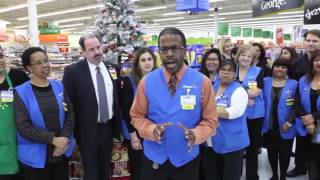 Singing Walmart greeter