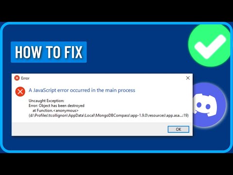 How To Fix Discord 'A JavaScript Error Occurred in the Main Process' Error