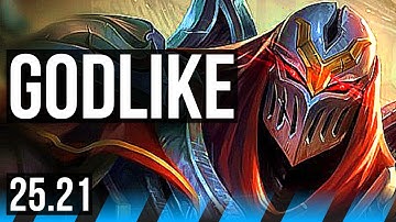 ZED vs YONE (MID) | 9/1/2, Godlike | KR Master | 25.21