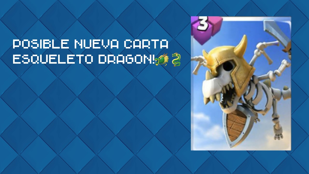 Clash Royale - Nova carta chegando! 🐲💀 Vamos balancear a nova carta  DRAGÕES ESQUELETO com feedback da comunidade antes de ser lançada. 📺:   ✍️:  dragao-esqueleto-finalmente-chegara