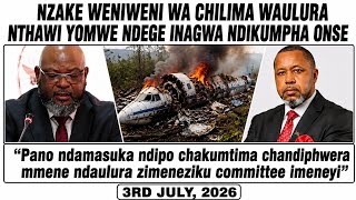 NZAKE WENIWENI WA CHILIMA WAULURA NTHAWI YOMWE NDEGE INAGWA KU CHIKANGAWA #breakingnews #viral