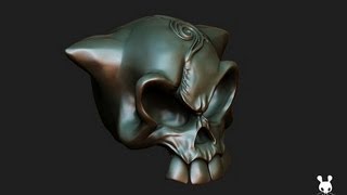 Mudbox - Concept Skull Sculpt - Gregory Stark