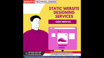 Static Website Designing Services - Sanity Softwares