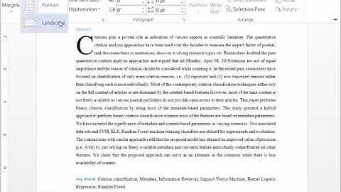 Topic205 MS Word Page Setup Group in Page layout Ribbon CS101 Topic 205