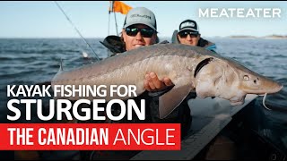 ⁣Kayak Fishing for Sturgeon | S3E01 | The Canadian Angle