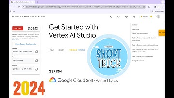 [2024] Get Started with Vertex AI Studio || #qwiklabs || #GSP1154 ||  [With Explanation🗣️]