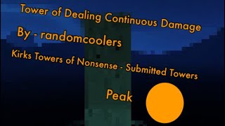 My Creations - Tower of Dealing Continuous Damage
