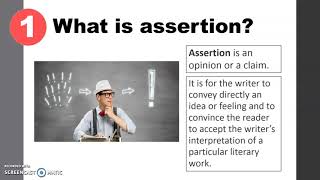 COR7 L3 Assertions, Claims, and Evidence