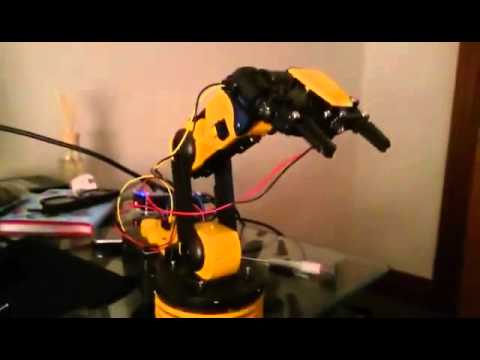 Raspberry pi robotic arm