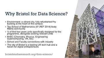 BSc in Data Science in Bristol overview