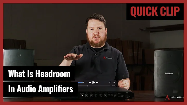Quick Clip: What is headroom in audio amplifiers? (Pro Acoustics Tech Talk Ep. 57)