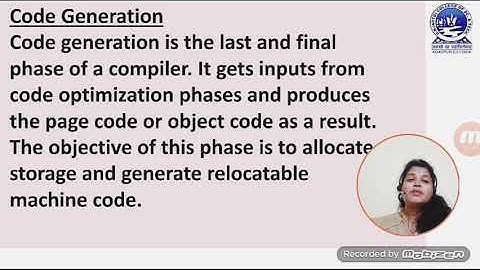 Compiler Design And Techniques-Phases Of Compiler