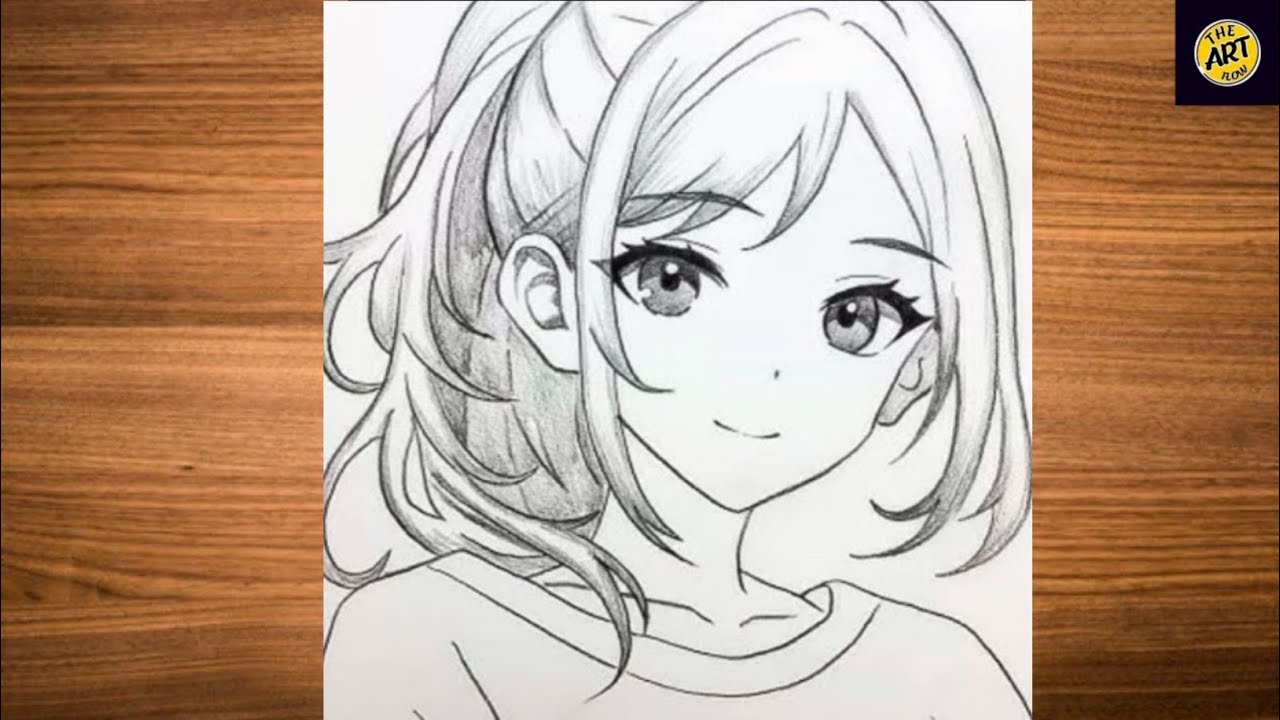 How to Draw Anime Girl |  Easy & Cute Girl Drawing Step by Step | Anime Drawing for Beginners
