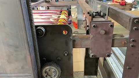 how to assemble cardboard stacker machine