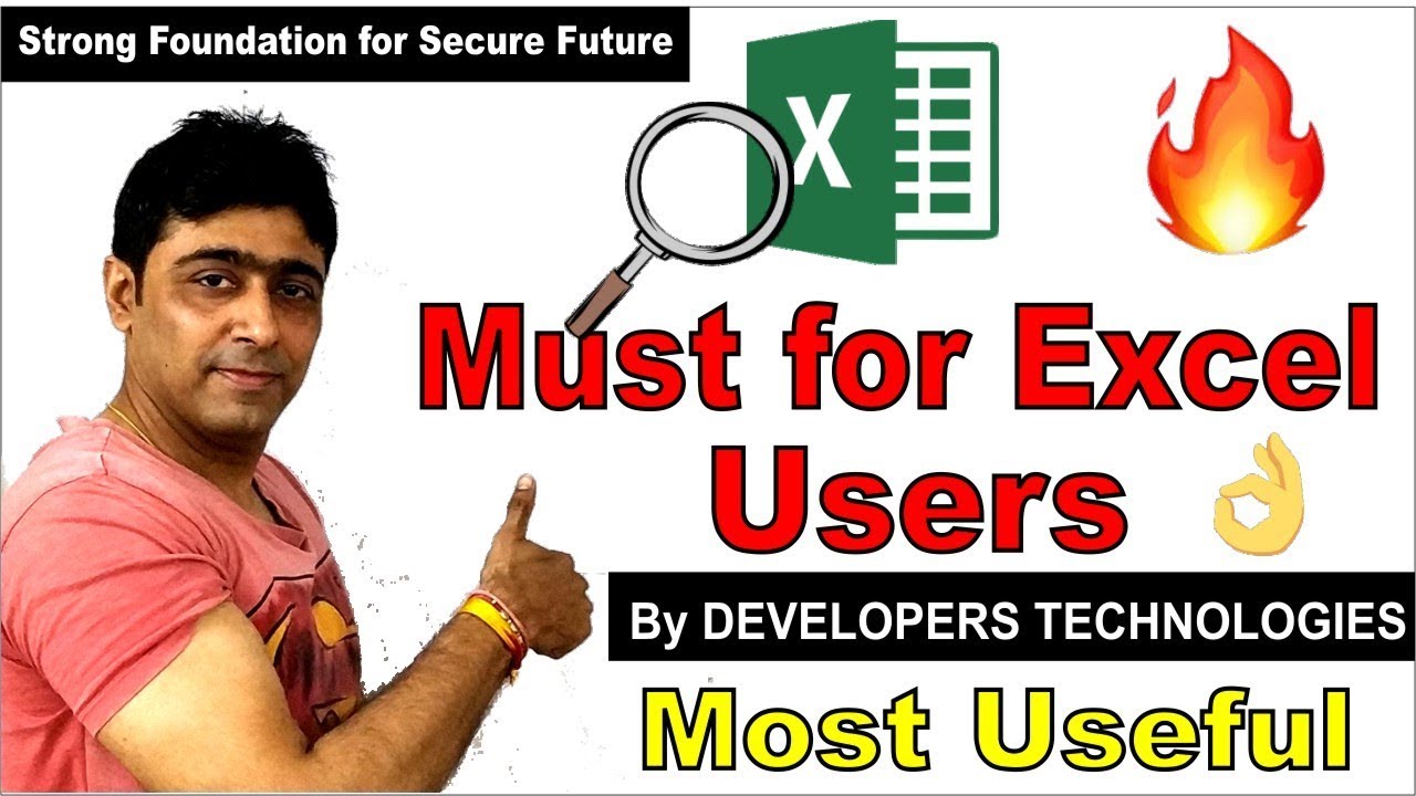 #8 Top Excel Tips and Tricks forever in Hindi || Excel Hindi Tutorial ...