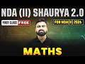 NDA Maths by Raj Sir  ✅ NDA (II) Shaurya 2.0  2026 🎯 for NDA 2 2026 | NDA Maths Preparation | DW NDA