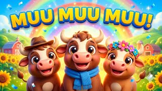 🐂🇦🇷 OS BOIS DA ARGENTINA – Muu Muu Muu! 🌈🎶 Música Infantil da Fazendinha Super Animada!