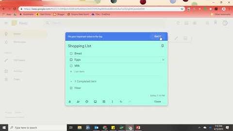 How to use Google Keep and Share Notes