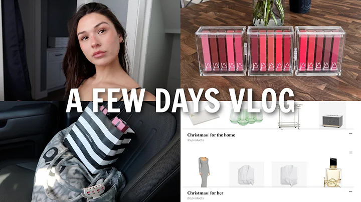 VLOG: holiday gift guides are here! + trying new m...