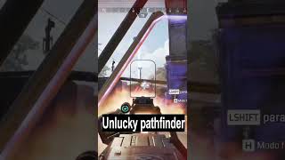 Unlucky pathfinder vs Rampart  #apex #apexlegends #shooter