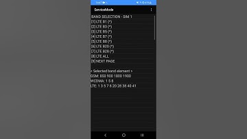 Select LTE Band on Samsung (band 7 for example)