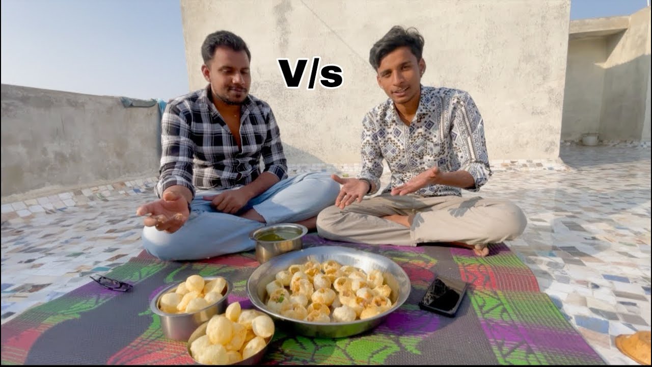 Pani Puri Challenge 🤔 क़ौन जीतेगा❓!!Day 05