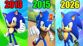 Sonic Dash Evolution 20132026 All Versions Compared Sonic Boom Sonic Prime All Characters Unlocked