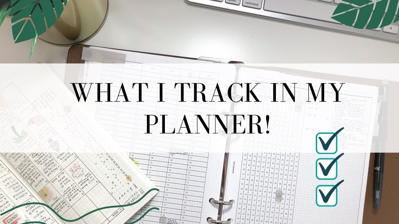 What Can I Track In My Planner What Can I Track In My Planner