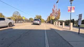 Riding the bike route from White Horse Road to downtown Greenville