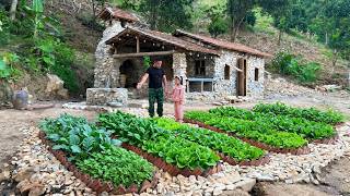 Single Dad Builds Garden & Water Tank for New Home
