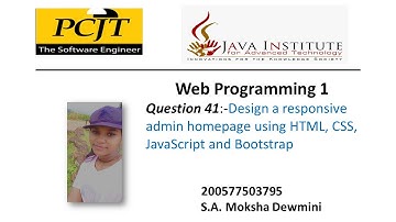 eShop Web Application Development 41 | 1st year | Semester 01 | Java Institute