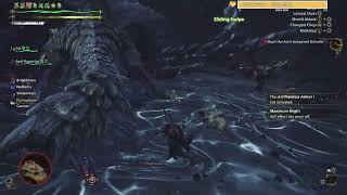Working on AT Ark and Omega today! (Wilds grinding) :) Charge Blade/SnS HR 200+