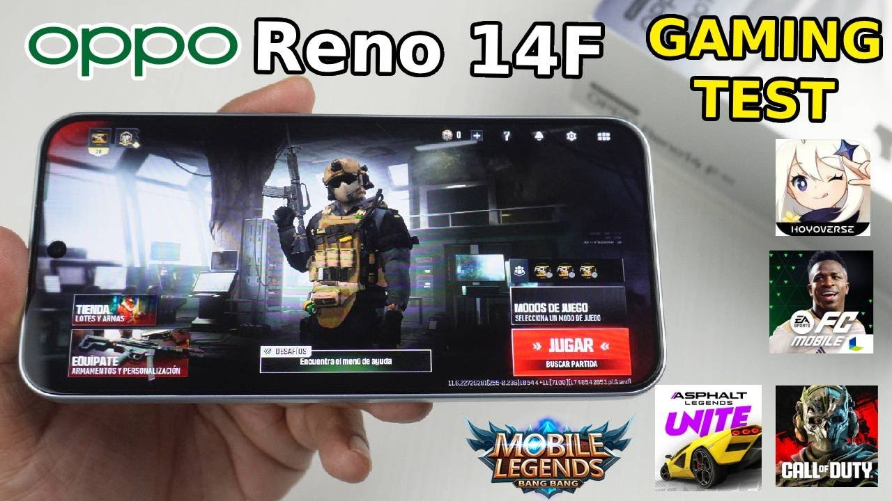 OPPO Reno 14F | Gaming TEST | Warzone Moble, Genshin Impact, Mobile Legends (SD 6 Gen1)