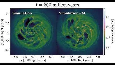 Super computer vs AI: Galaxy evolution 200