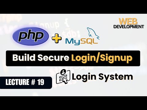 Login System (PHP + MySQL) | Build Secure Login & Signup in PHP | Lecture 19 | Nextage Solutions