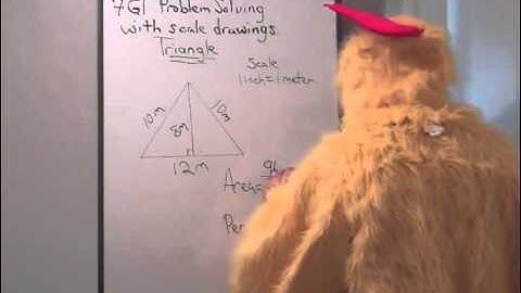 Problem Solving using Scale Drawings Triangle