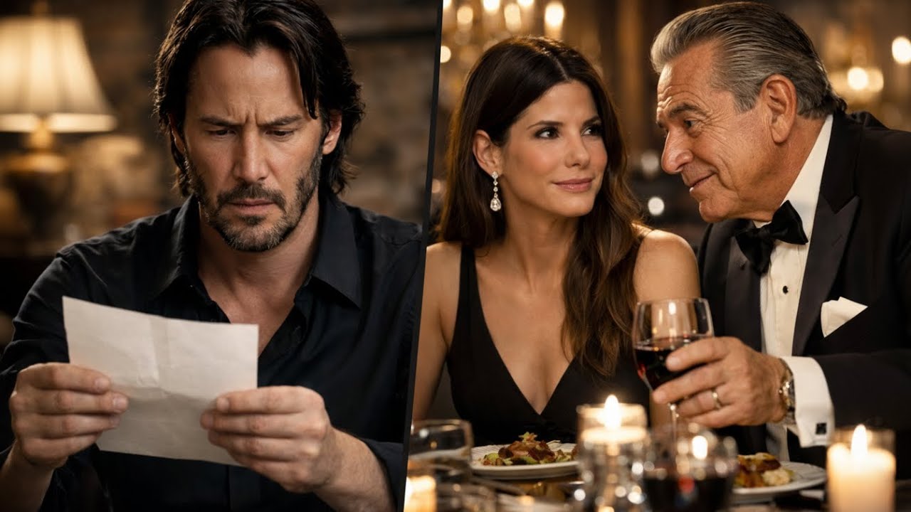 Mafia Boss Invites Sandra Bullock to Dinner… Keanu Knew Something Was Wrong