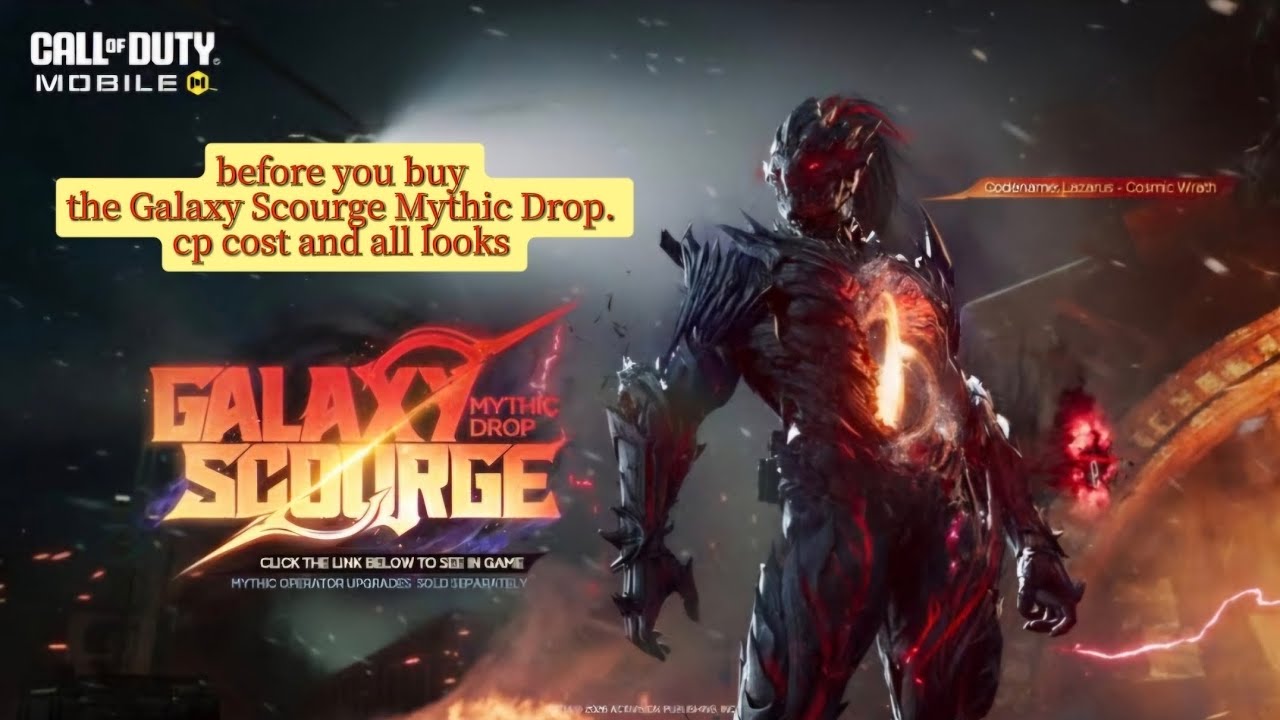 Before you buy Lazarus Cosmic Wrath is the newest Mythic Operator from the Galaxy Scourge MythicDrop