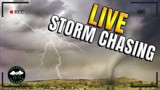 LIVE Storm Chasing  Nighttime Tornadoes in Southern Oklahoma!