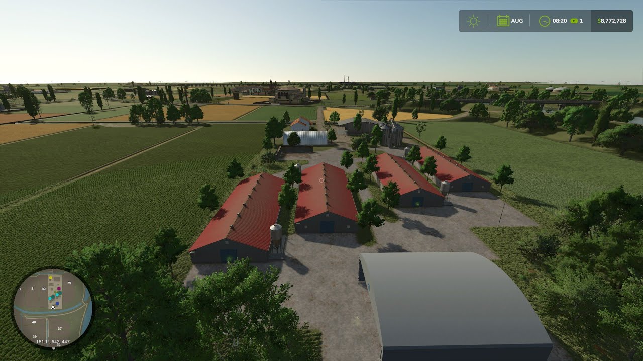 Карта Fs25 Полесина - Отличная карта