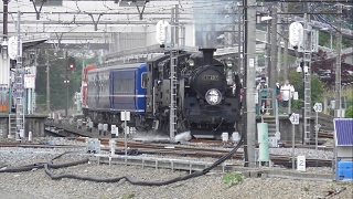 『C11207・快速SL大樹4号(試運転)』2017/6/11(東武鉄道(東武鬼怒川線)・鬼怒川温泉駅～東武ワールドスクウェア駅｢大原のオーバクロス｣)