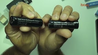 eBat 18650 & 26650 battery cells review