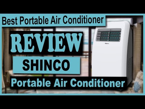 SHINCO 8000 BTU Portable Air Conditioner w Dehumidifier Review - Best Rated Portable Air Conditioner
