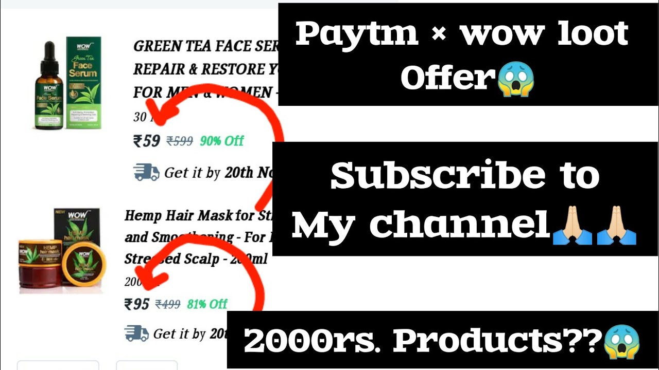 WOW skin science loot offer😱|| Upto 90% off on Wow products😱|| LOOT OFFER TODAY😍 