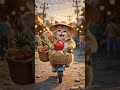 "जब बिल्ली बनी सब्ज़ीवाली! 🐱🥕🚴‍♀️"#shorts #youtubeshorts