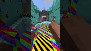 RUN from BIGGEST ICE TORNADO in Minecraft #minecraft #shorts #challenge #running #tornado #ice