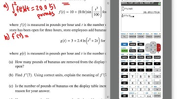 AP Calculus AB FRQ 2017 #2