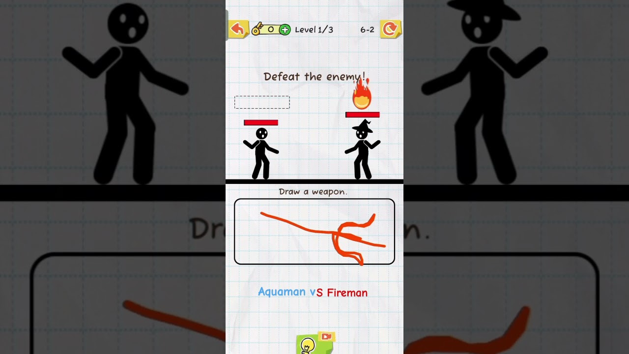 Daily Challenge 69 | Save the Stickman | Aquaman vs Fireman 